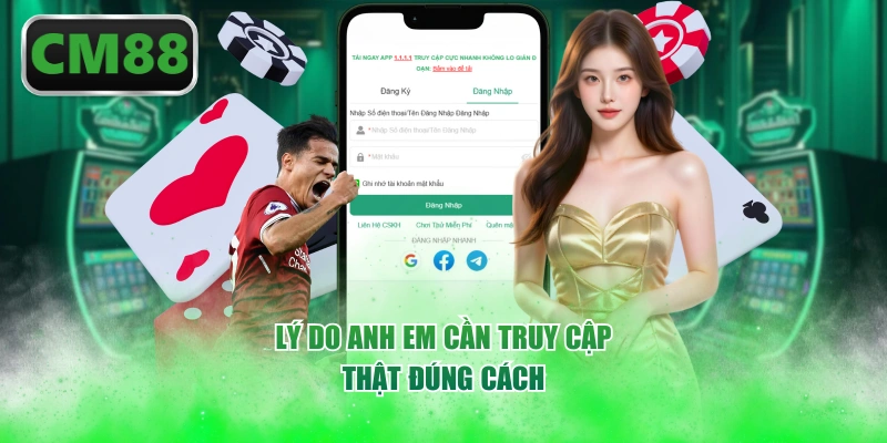 Lý do anh em cần truy cập thật đúng cách
